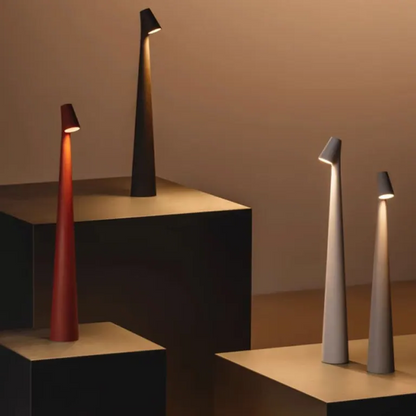 Wireless Table Lamp with Adjustable Color Temperature and Three Brightness Levels
