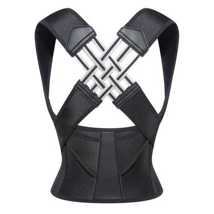 Posture Corrector Brace with Adjustable Shoulder Straps and Breathable Fabric