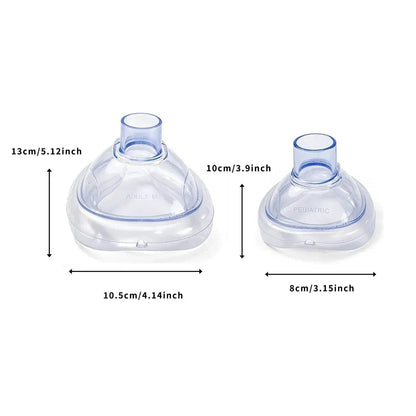 Airway Obstruction Removal Tool with Spring-Loaded Plunger and Airtight Mask Seal