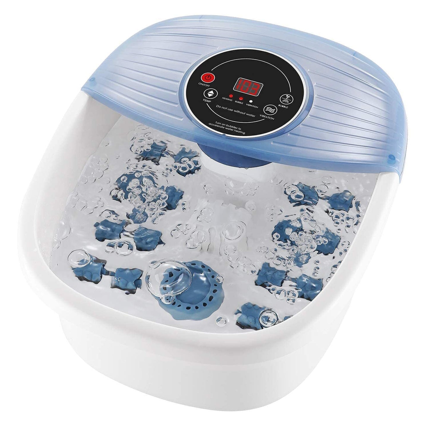 Foot Bath with Bubble Circulation and Vibration Massage, Temperature Controlled