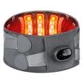 Cordless Lower Back Massager with Infrared Heat and Red Light Therapy, 5 Temperature Levels