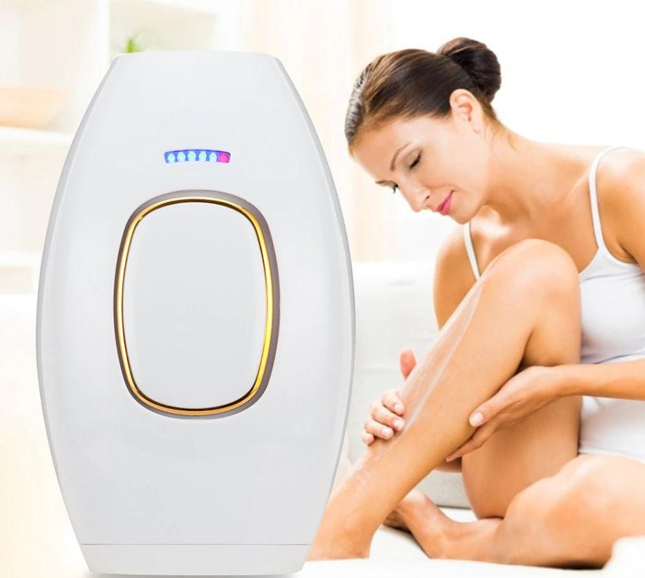 Light Based Hair Remover with Skin Contact Sensor and Progressive Reduction